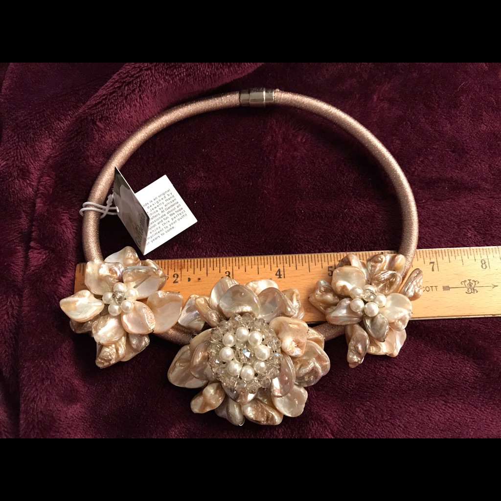 Beautiful Mother Of Pearl Necklace